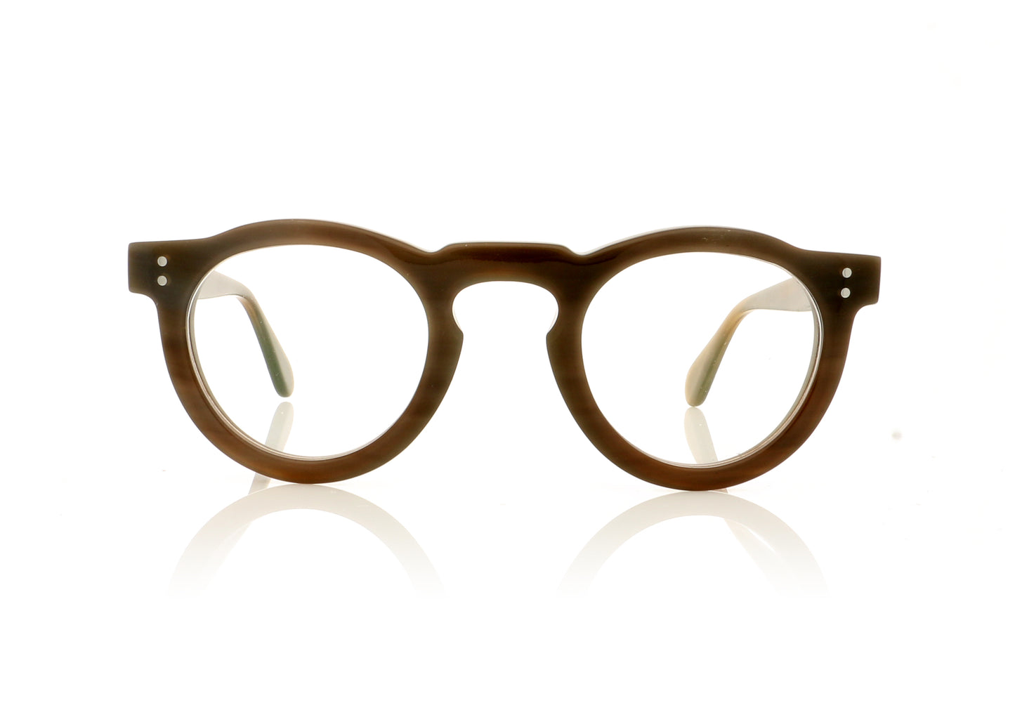 Hoffman Natural Eyewear S9315 H40-A10 Brown Glasses - Front