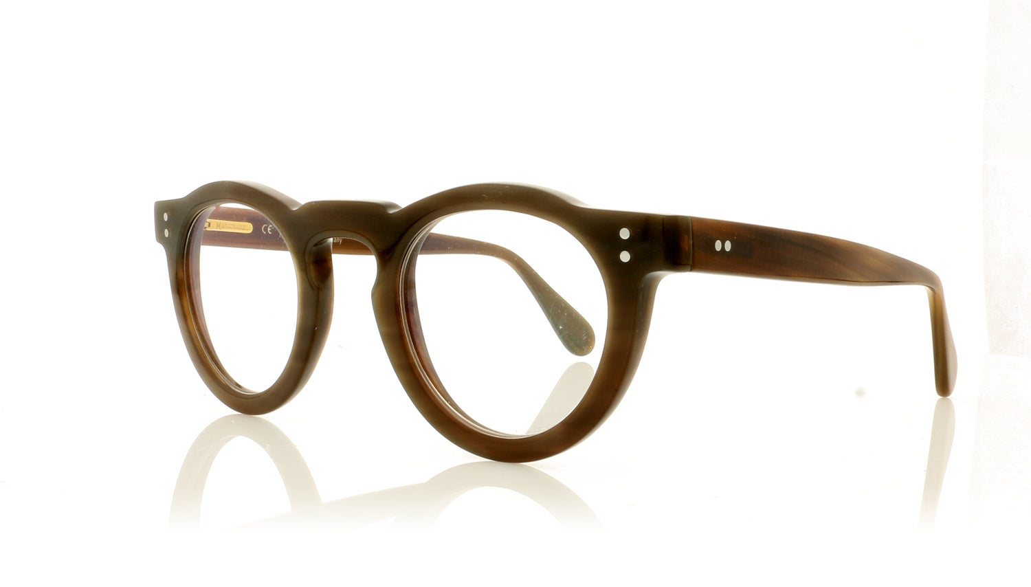 Hoffman Natural Eyewear S9315 H40-A10 Brown Glasses - Angle