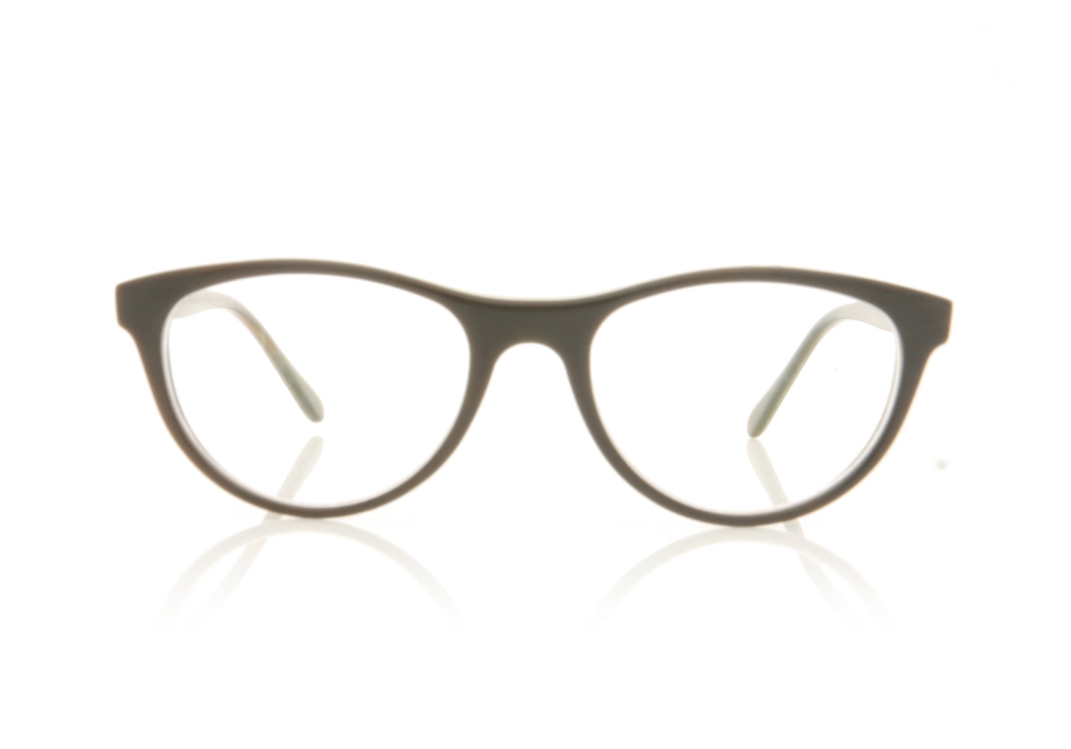Hoffman Natural Eyewear H2163 BDWBW Horn Glasses - Front