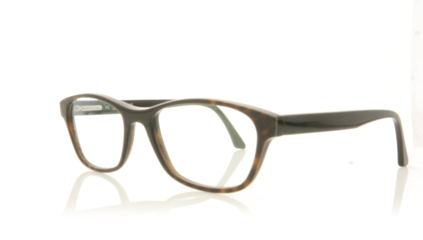 Hoffman Natural Eyewear H2177 H10 9231 Horn Glasses - Angle