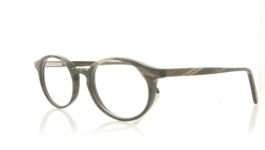 Hoffman Natural Eyewear H2191 H18 Horn Glasses - Angle