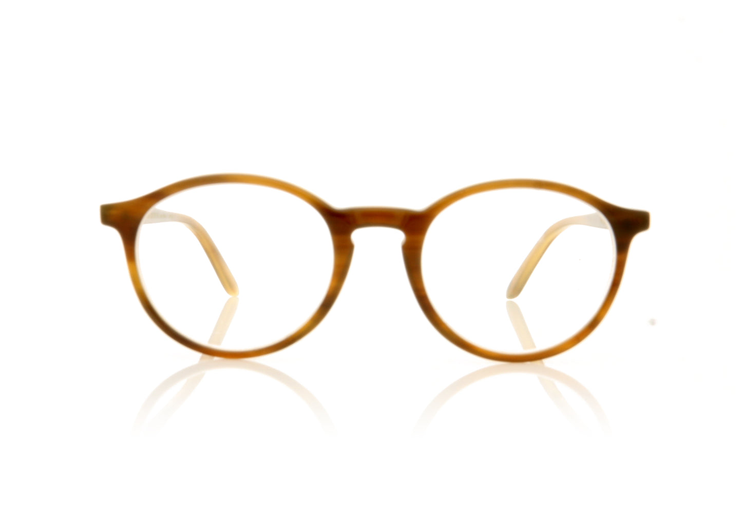 Hoffman Natural Eyewear H2205 9071 H02 Horn Glasses - Front