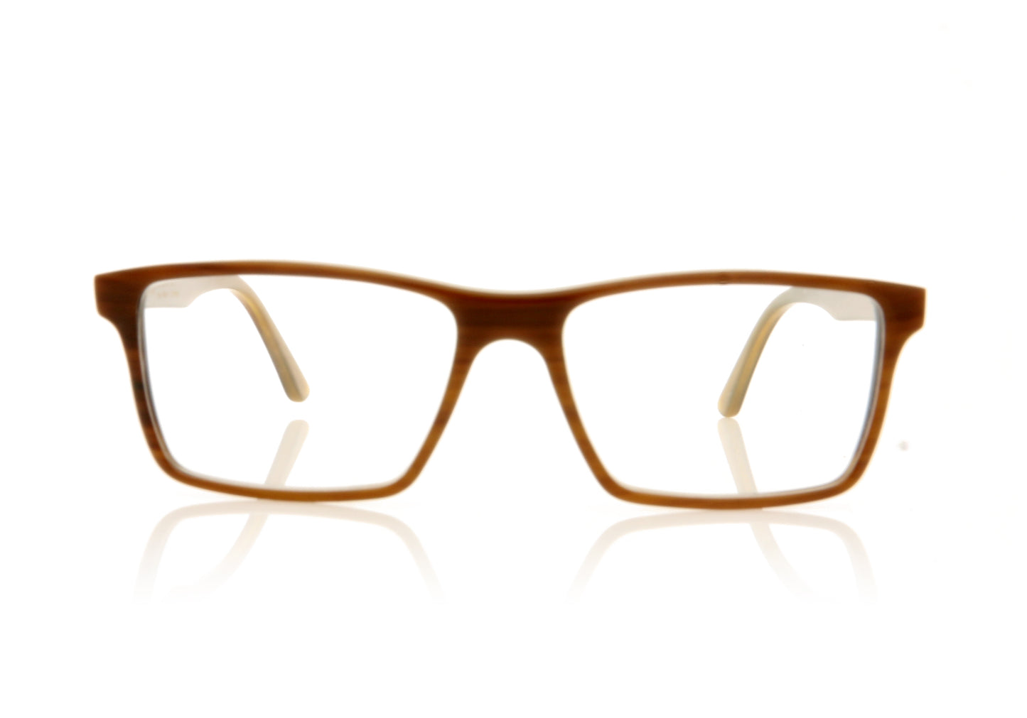 Hoffman Natural Eyewear Hoffmann 2229 929-901 Horn Glasses - Front