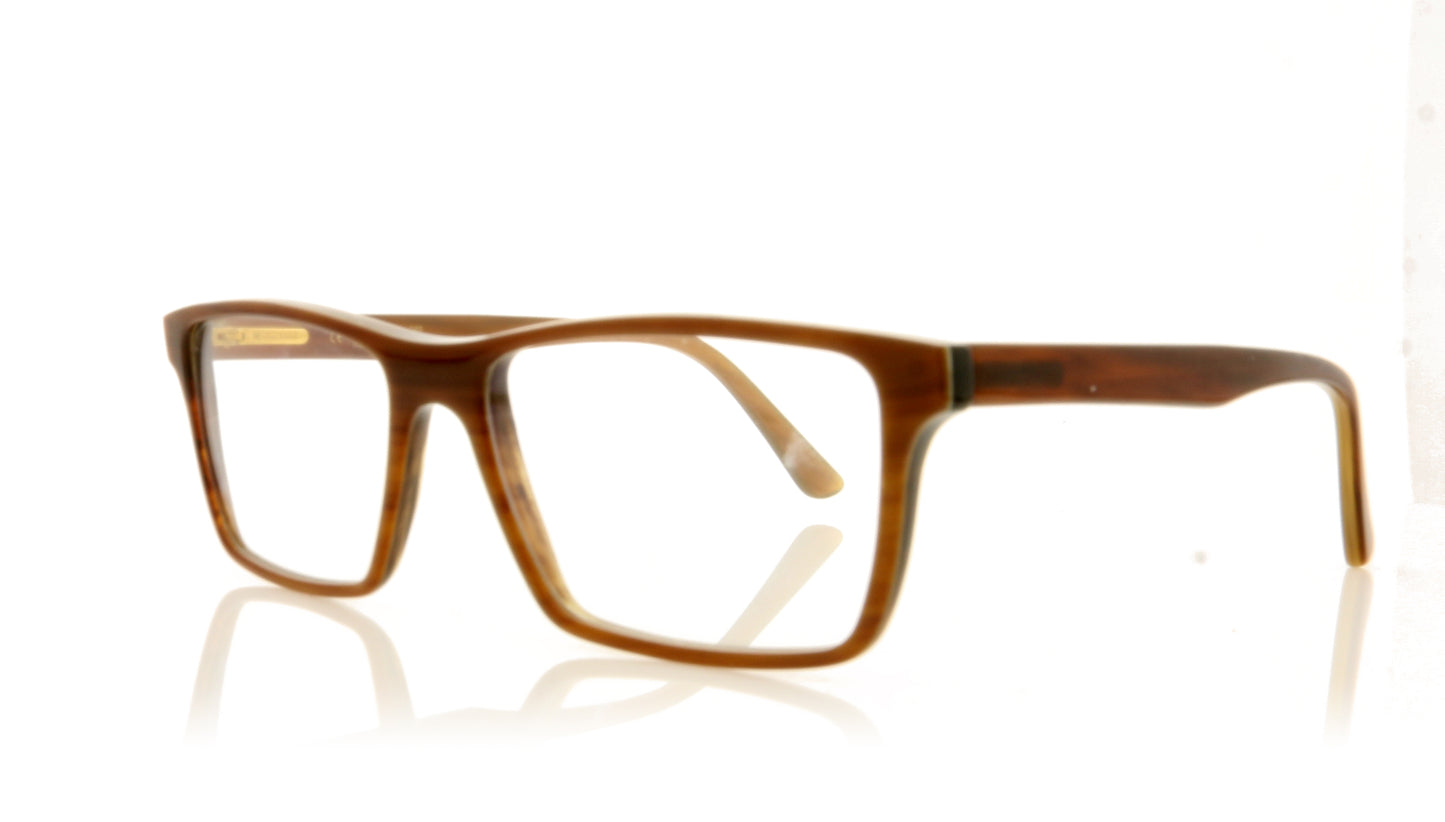 Hoffman Natural Eyewear Hoffmann 2229 929-901 Horn Glasses - Angle