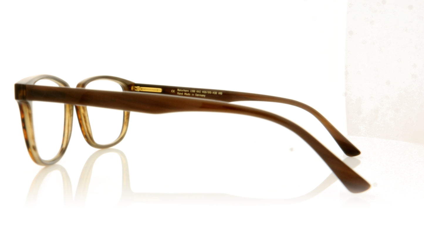 Hoffman Natural Eyewear Hoffmann 2269 H30-910 Horn Glasses - Side