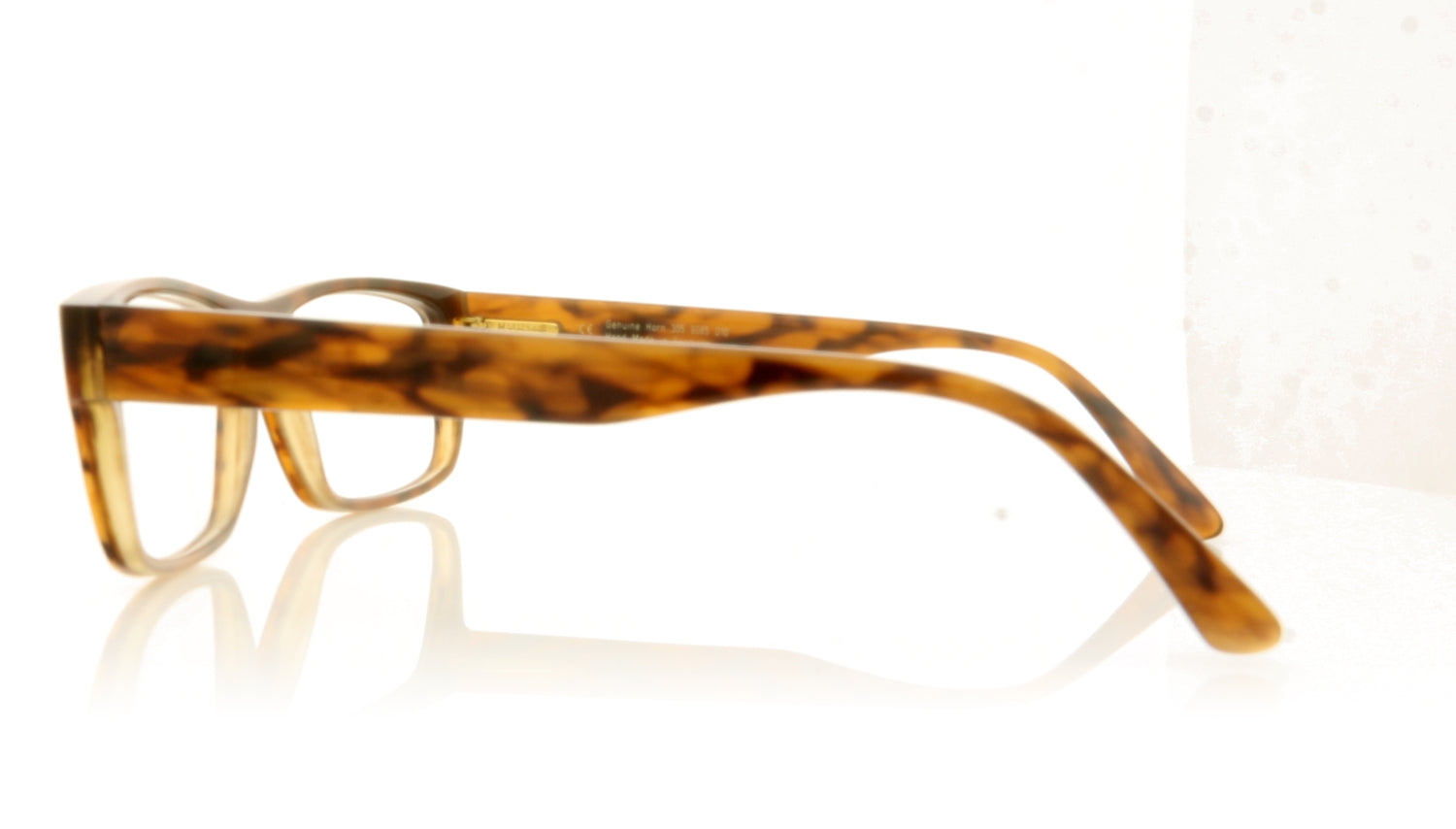 Hoffman Natural Eyewear Hoffmann 305 9085 Horn Glasses - Side