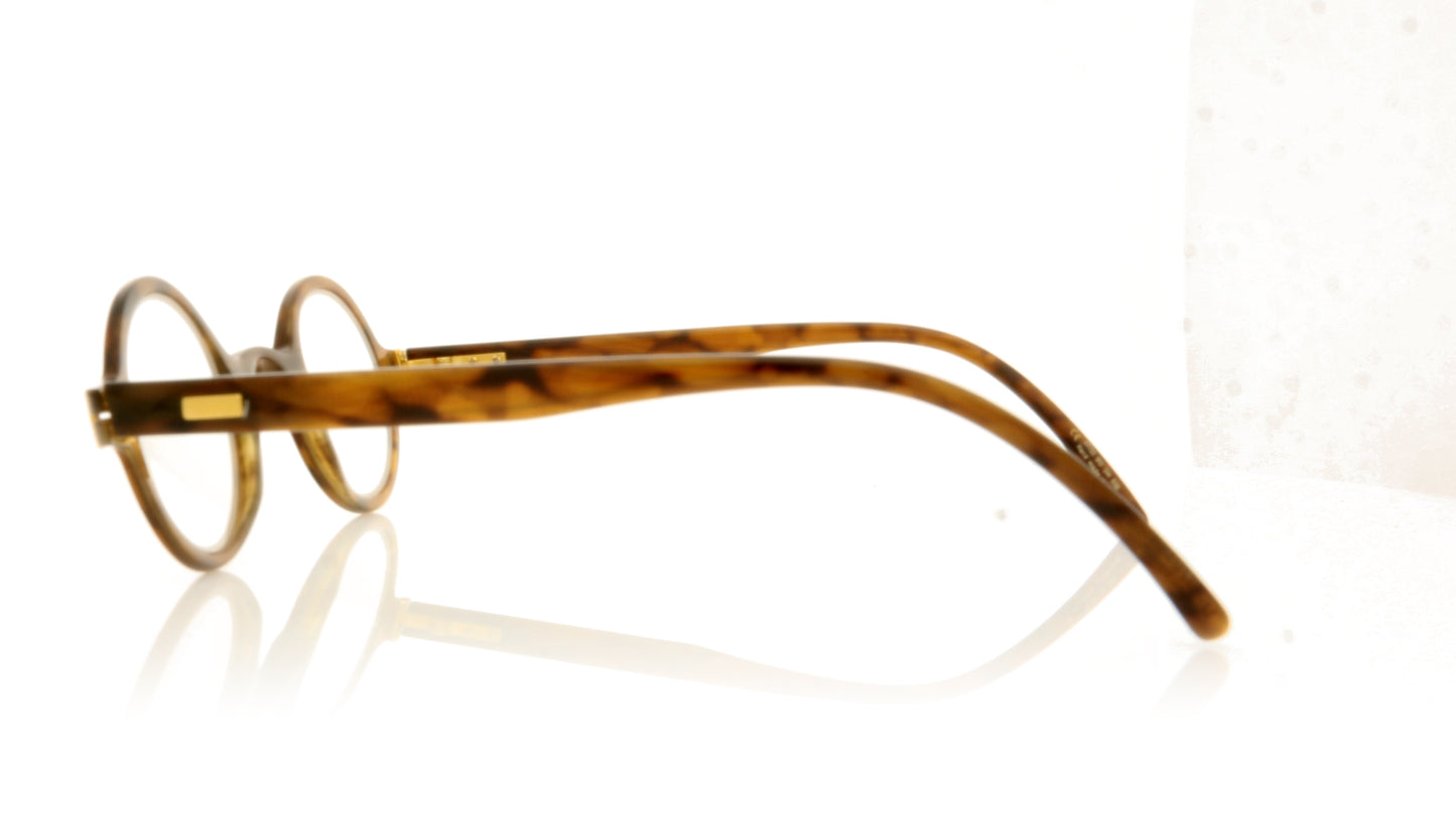 Hoffman Natural Eyewear Hoffmann V7755 910 Horn Glasses - Side