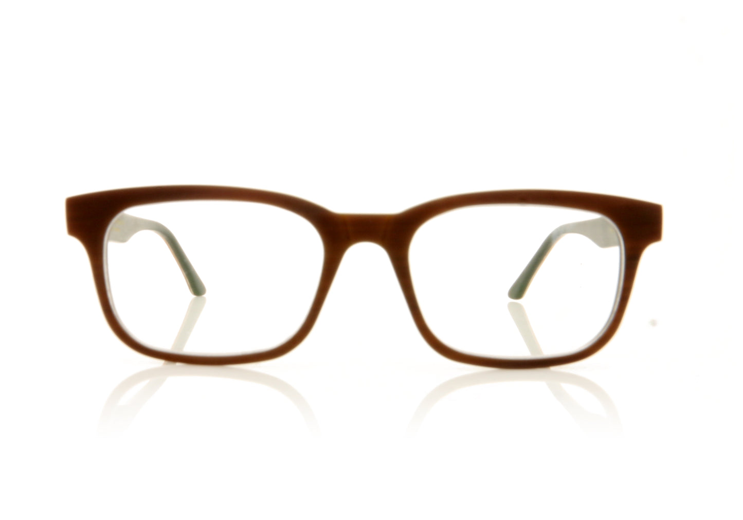 Hoffman Natural Eyewear S9314 H29 Horn Glasses - Front