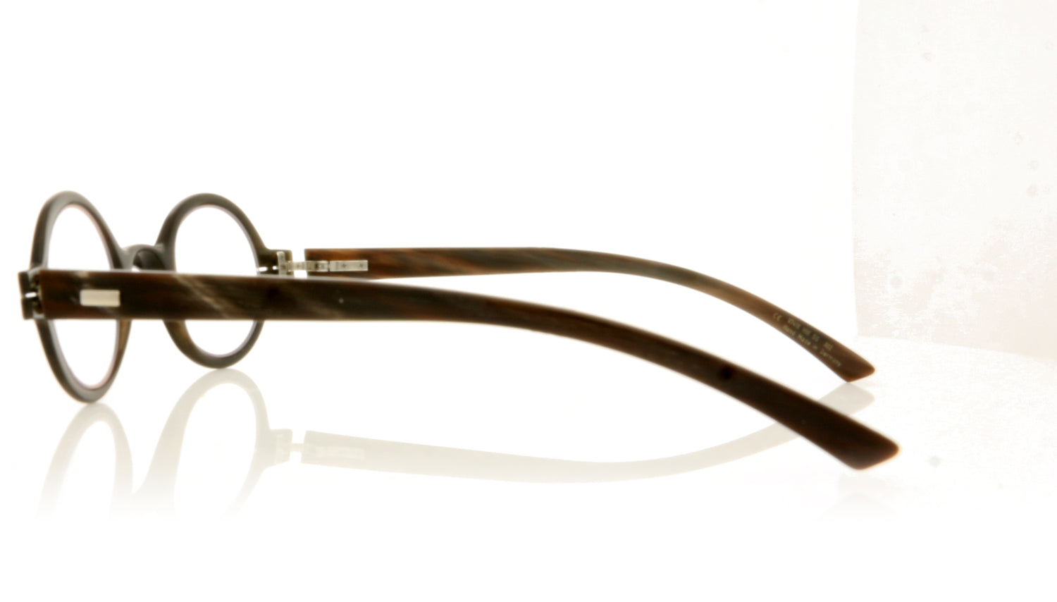 Hoffman Natural Eyewear V7416 H16 Horn Glasses - Side