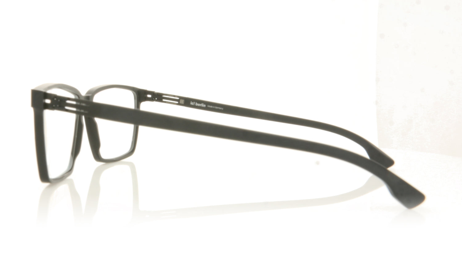 ic! berlin Axis BR Black Rough Glasses - Side