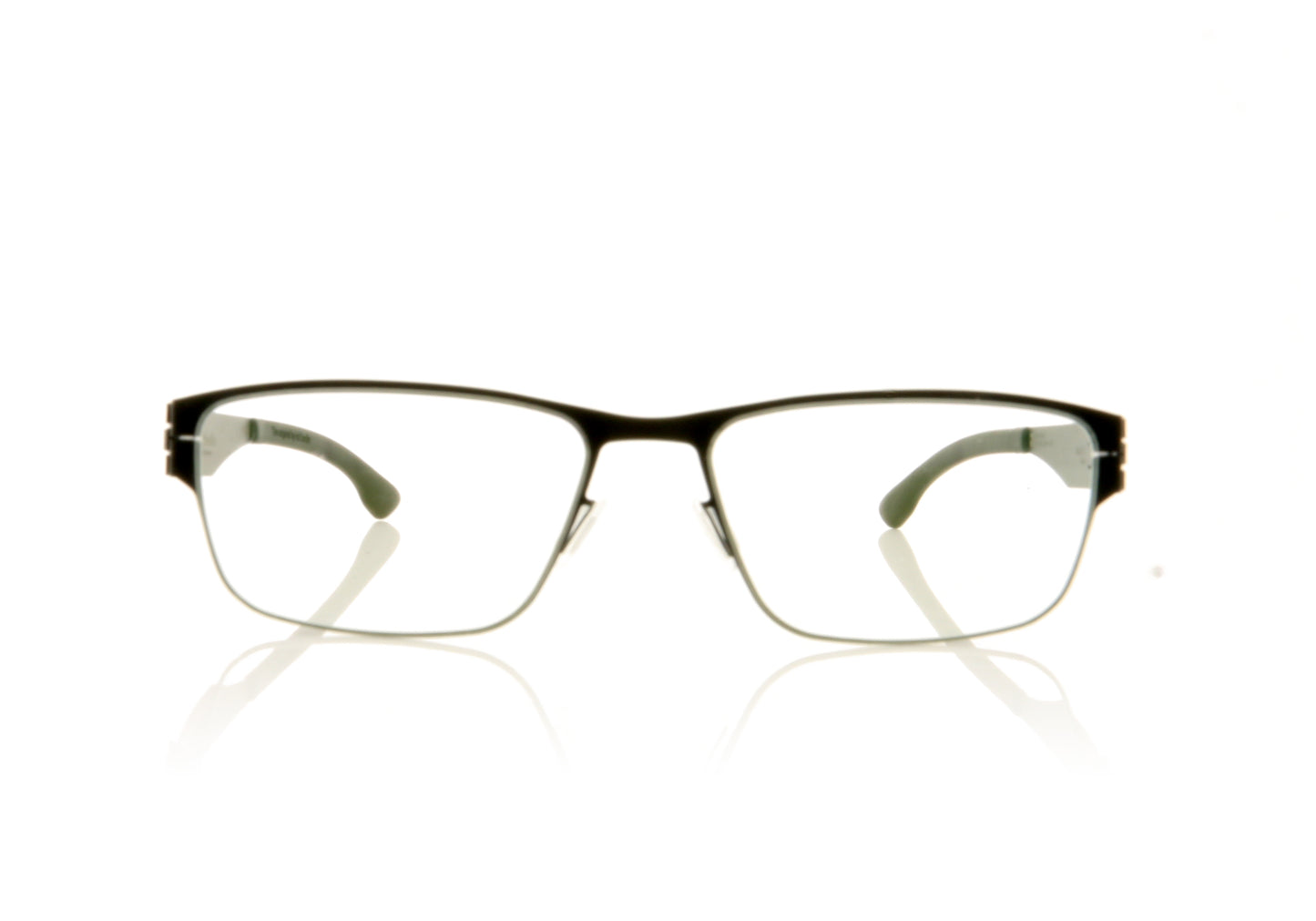 ic! berlin Basti S BK Black Glasses - Front