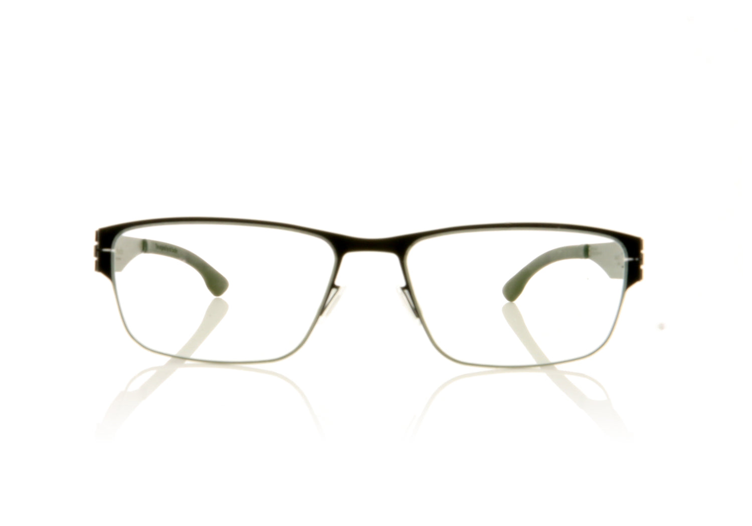ic! berlin Basti S BK Black Glasses - Front