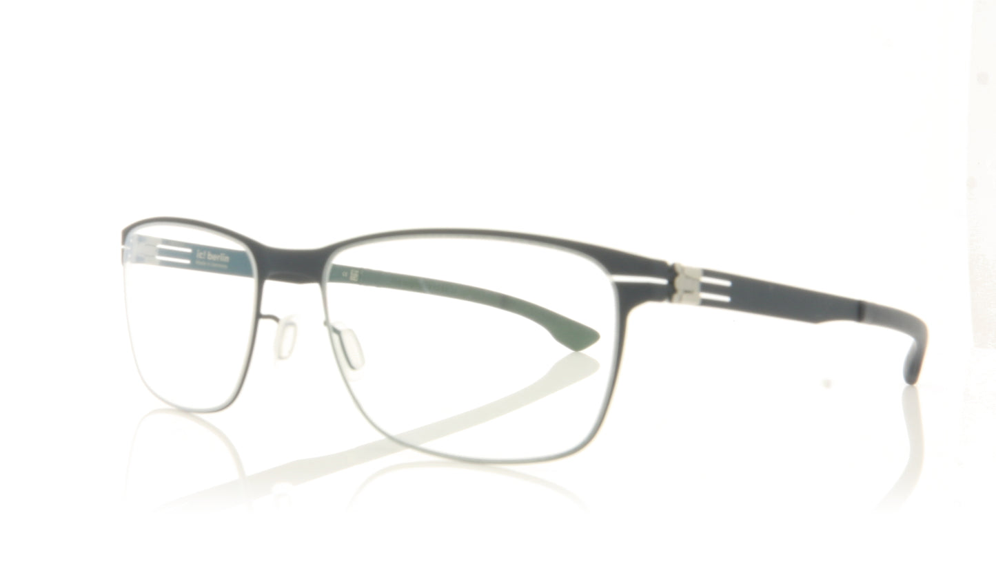 ic! berlin Dennis N MB Marine Blue Glasses - Angle