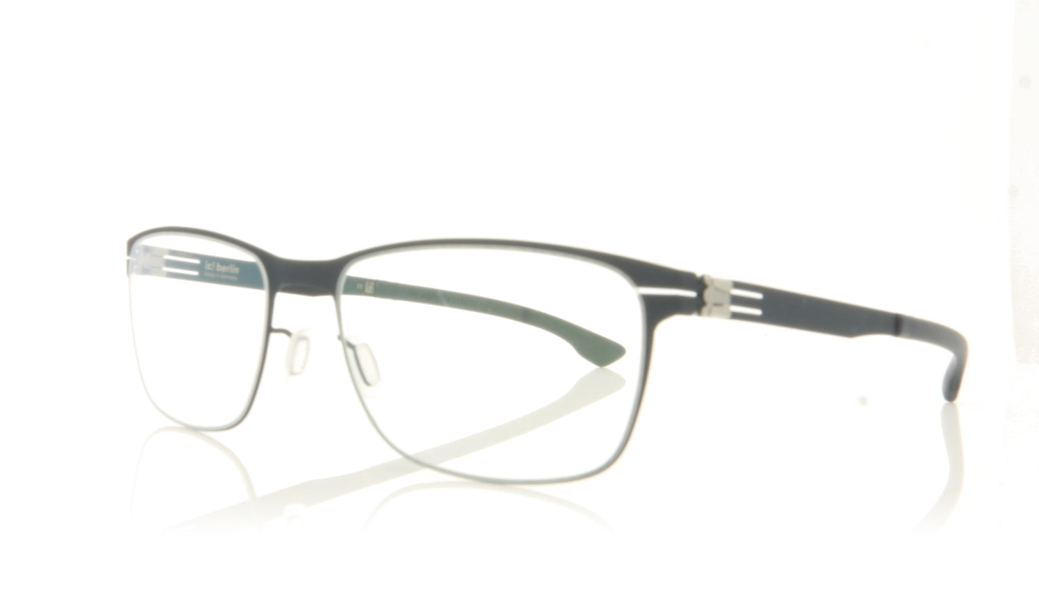 ic! berlin Dennis N MB Marine Blue Glasses - Angle