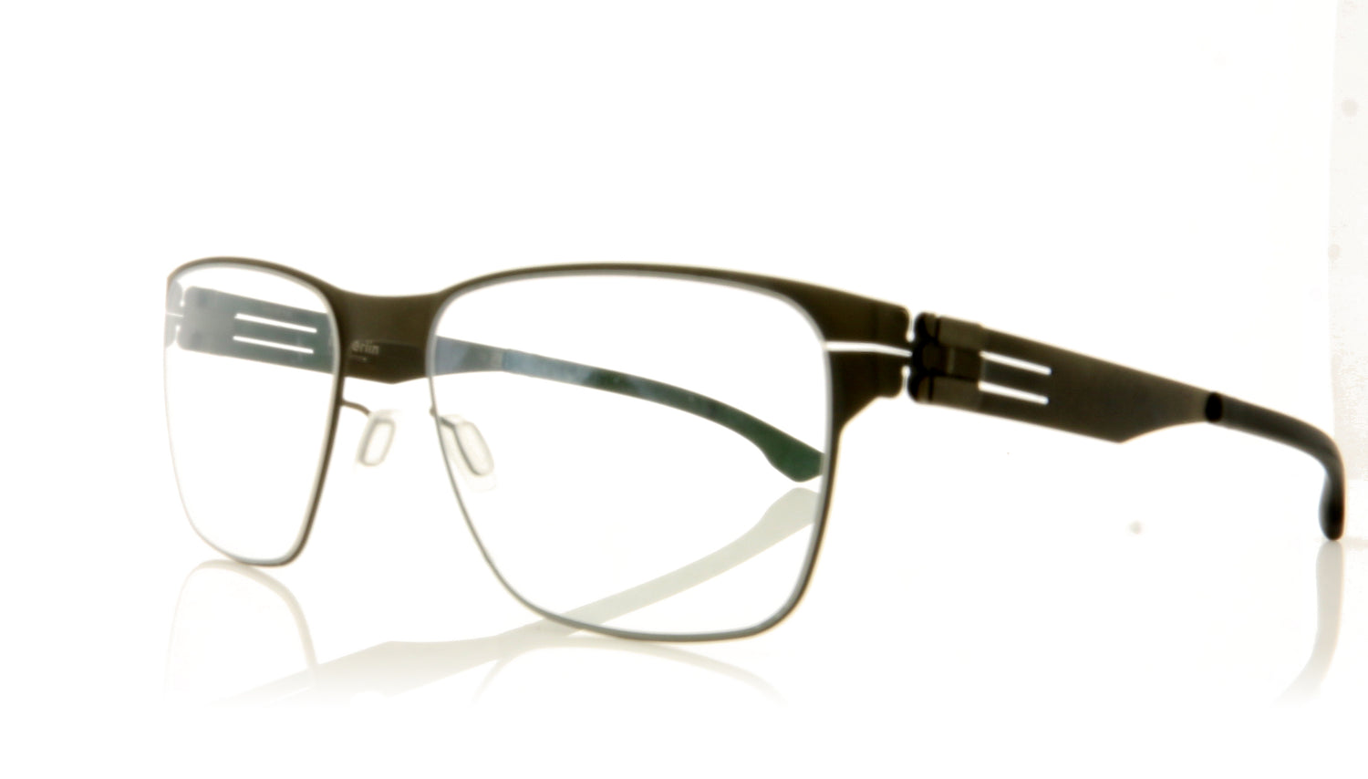 ic! berlin Hannes S GB Graphite Black Glasses - Angle