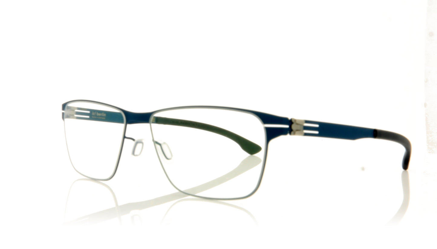 ic! berlin Henning O HB Harbour Blue Glasses - Angle