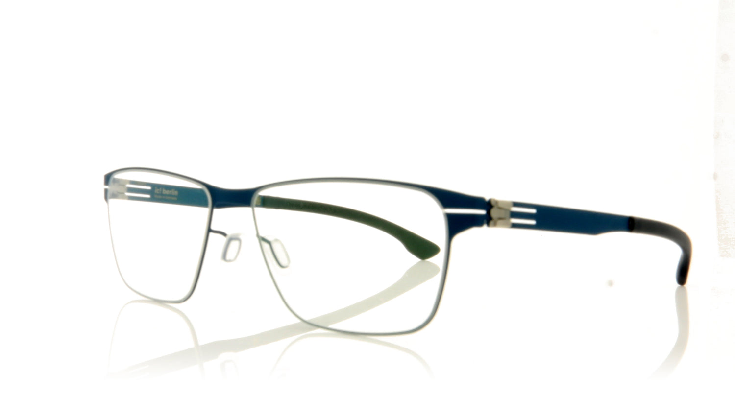 ic! berlin Henning O HB Harbour Blue Glasses - Angle