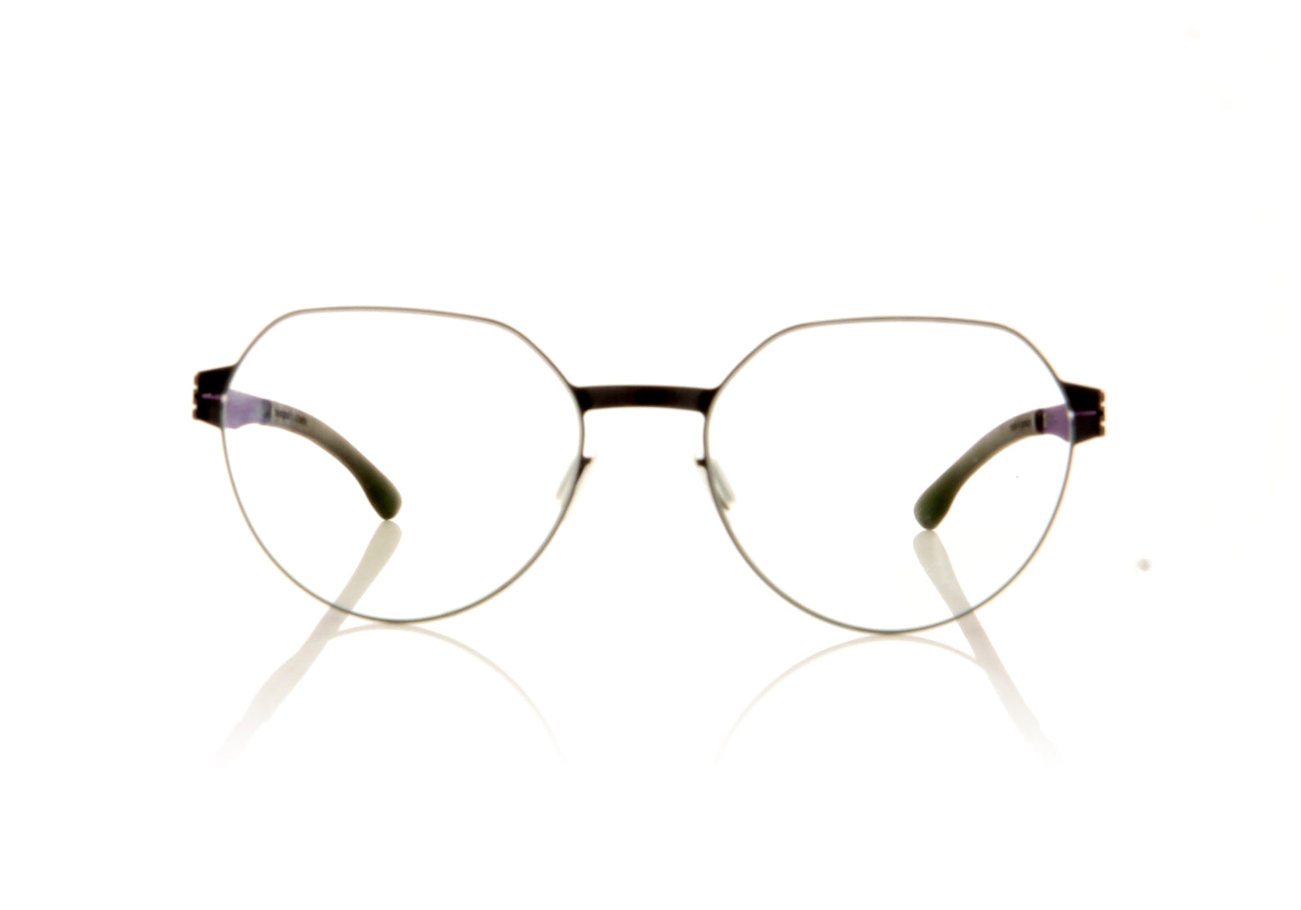 ic! berlin Ksenia E AC Aubergine Crocus Glasses - Front