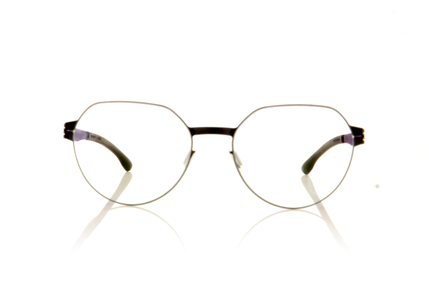 ic! berlin Ksenia E AC Aubergine Crocus Glasses - Front