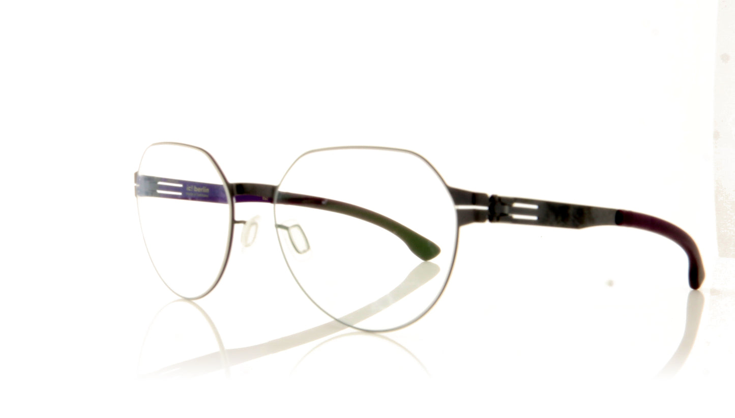 ic! berlin Ksenia E AC Aubergine Crocus Glasses - Angle