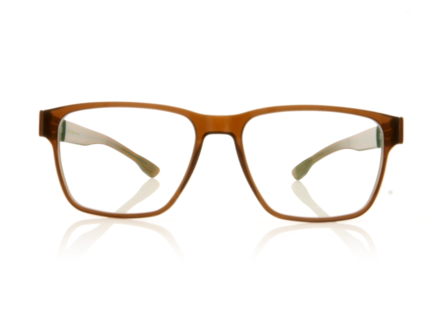 ic! berlin Meta MT Mahagony Teak Glasses - Front