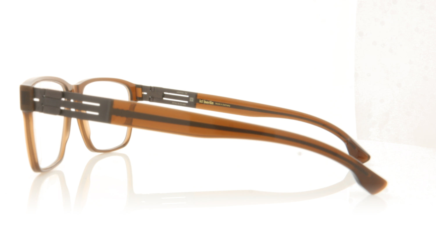 ic! berlin Meta MT Mahagony Teak Glasses - Side