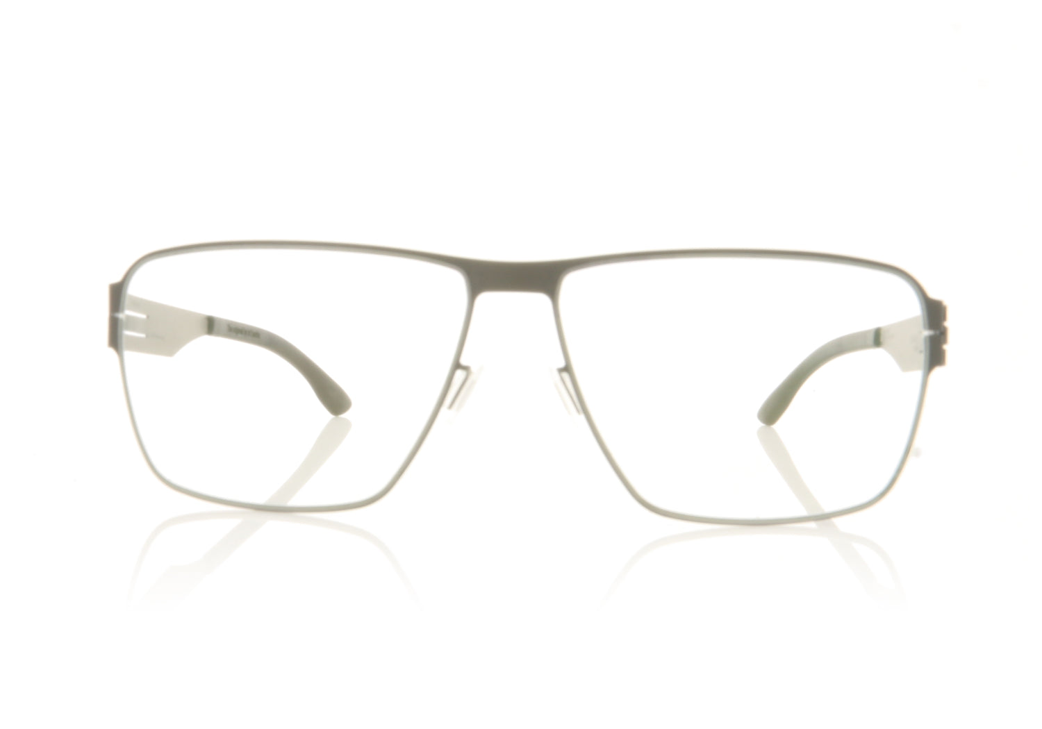 ic! berlin Thorsti S GB Graphite Black Glasses - Front