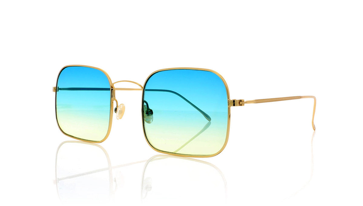 Illesteva Dean C5 Gold Sunglasses - Angle