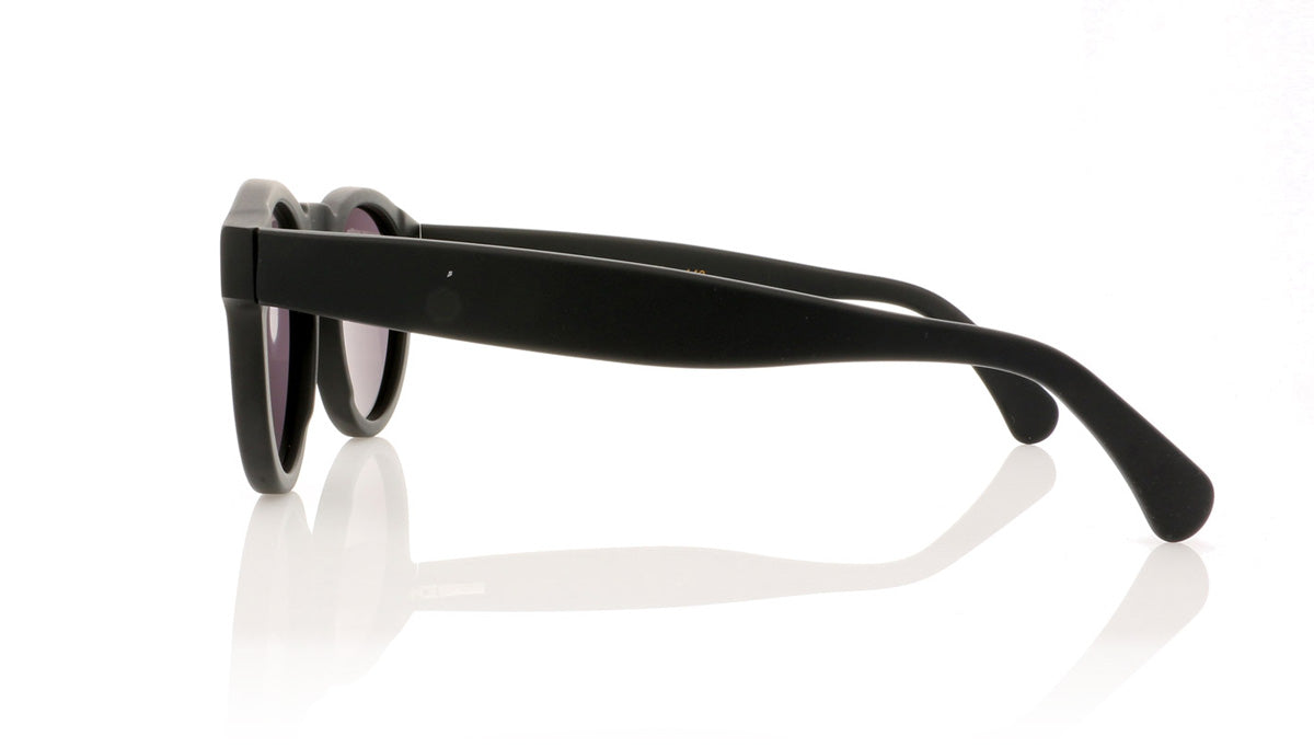 Illesteva Leonard C.02 Matte Black Sunglasses - Side