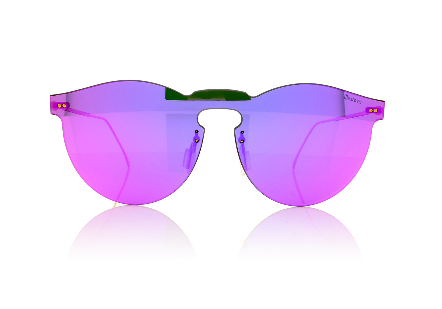 Illesteva Leonard Mask 5 Pink Sunglasses - Front