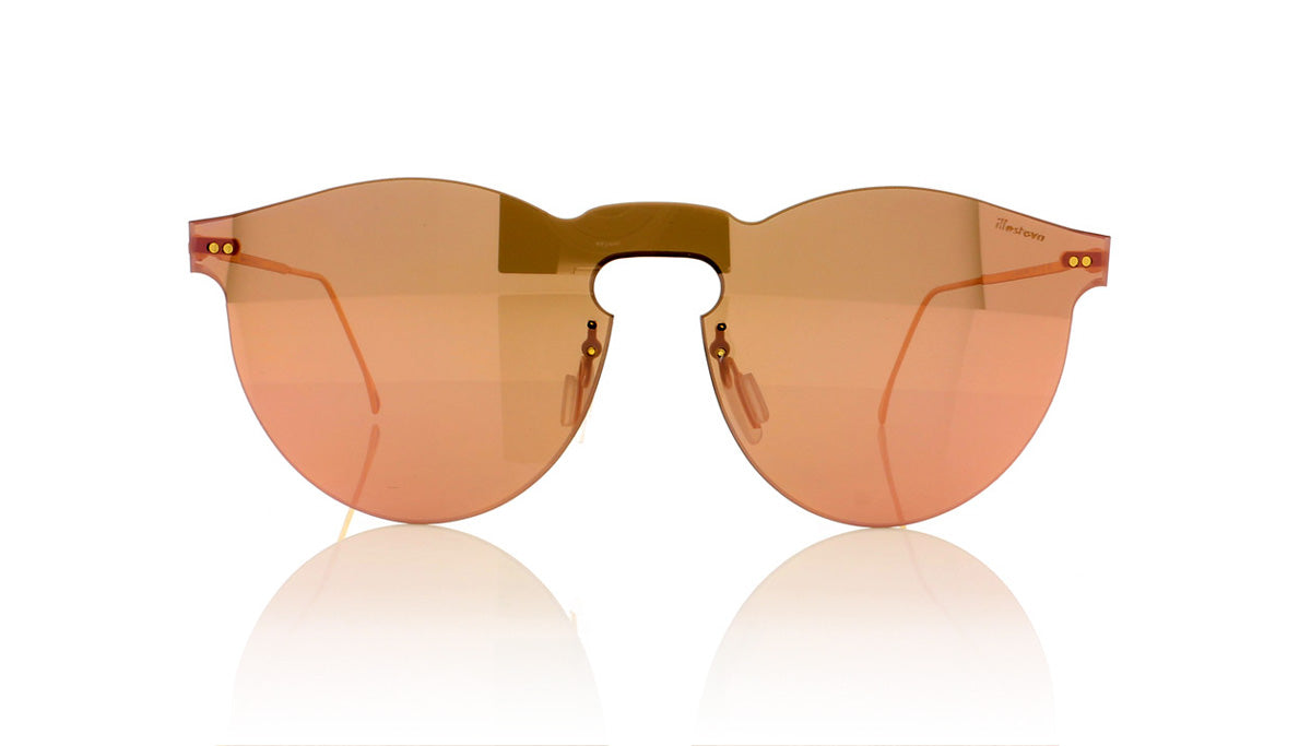 Illesteva Leonard Mask 9 Rose Gold Sunglasses - Front