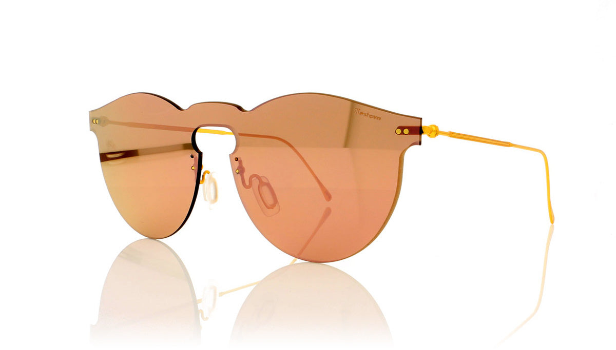 Illesteva Leonard Mask 9 Rose Gold Sunglasses - Angle