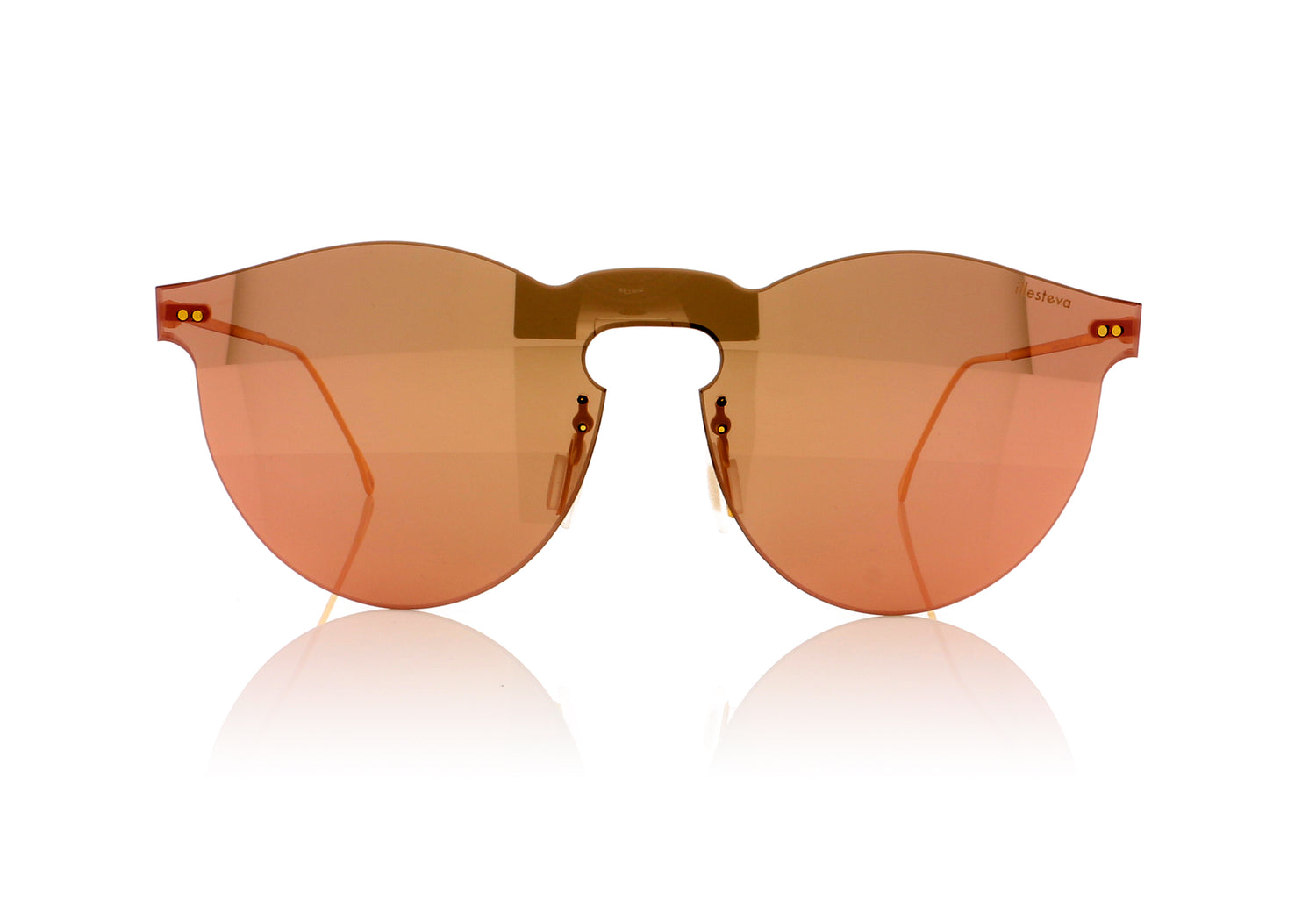 Illesteva Leonard Mask 43 Bright rose Sunglasses - Front
