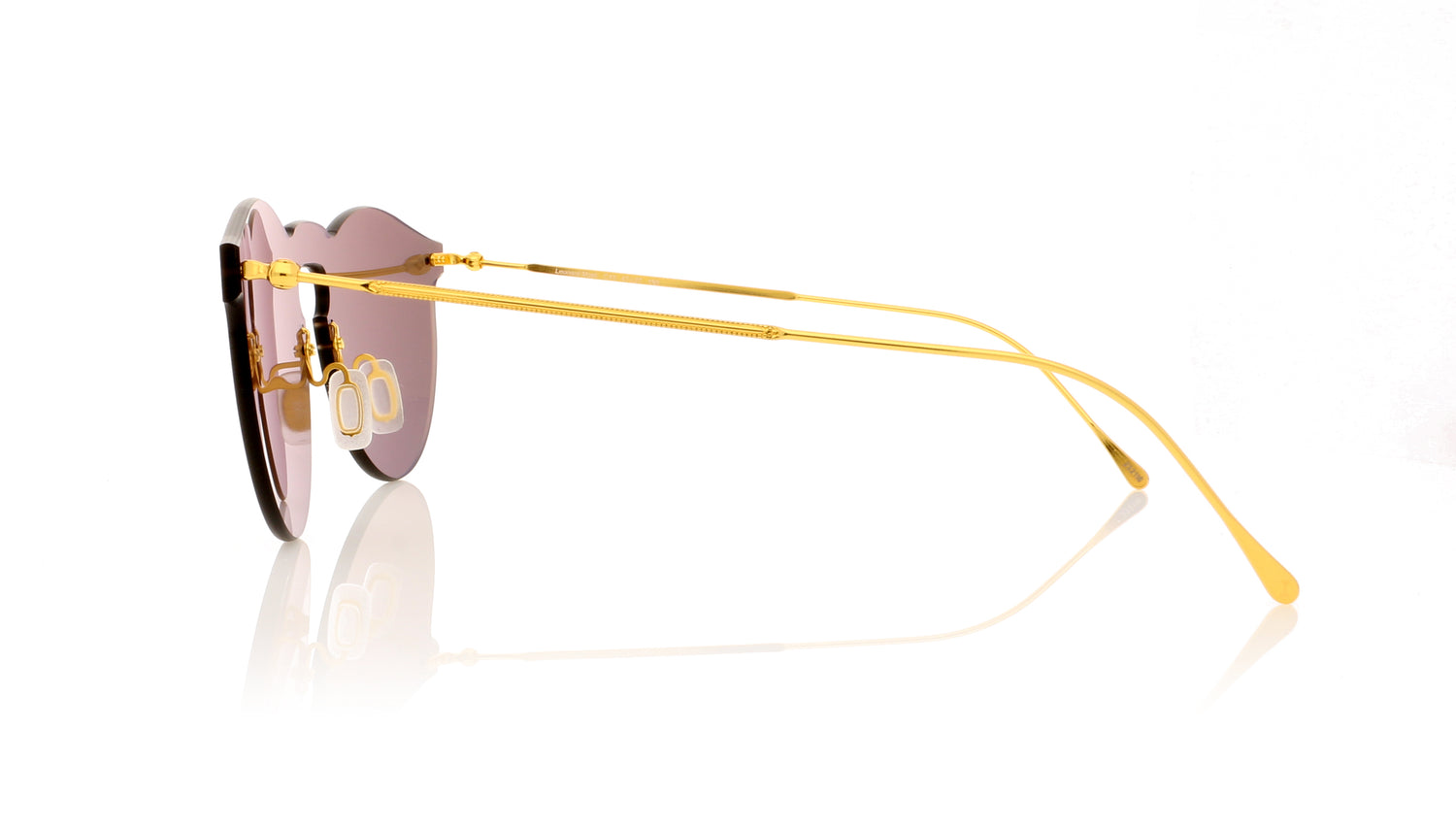 Illesteva Leonard Mask 43 Bright rose Sunglasses - Side