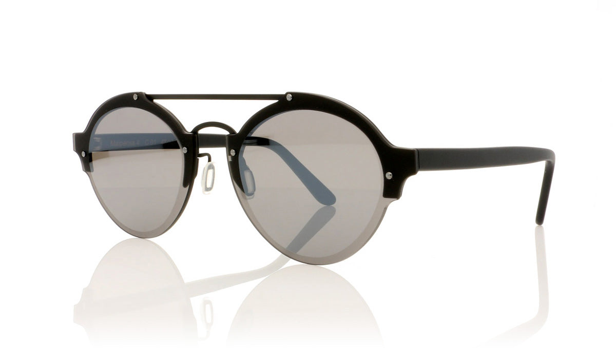 Illesteva Malpensa 4 1 Matte Black Sunglasses - Angle