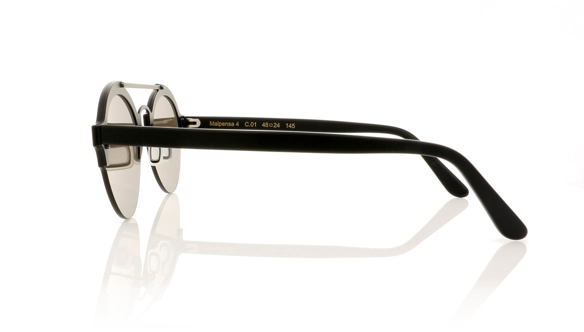 Illesteva Malpensa 4 1 Matte Black Sunglasses - Side