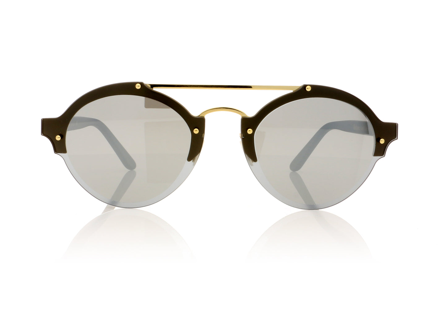 Illesteva Malpensa 4 4 Matte Black Sunglasses - Front
