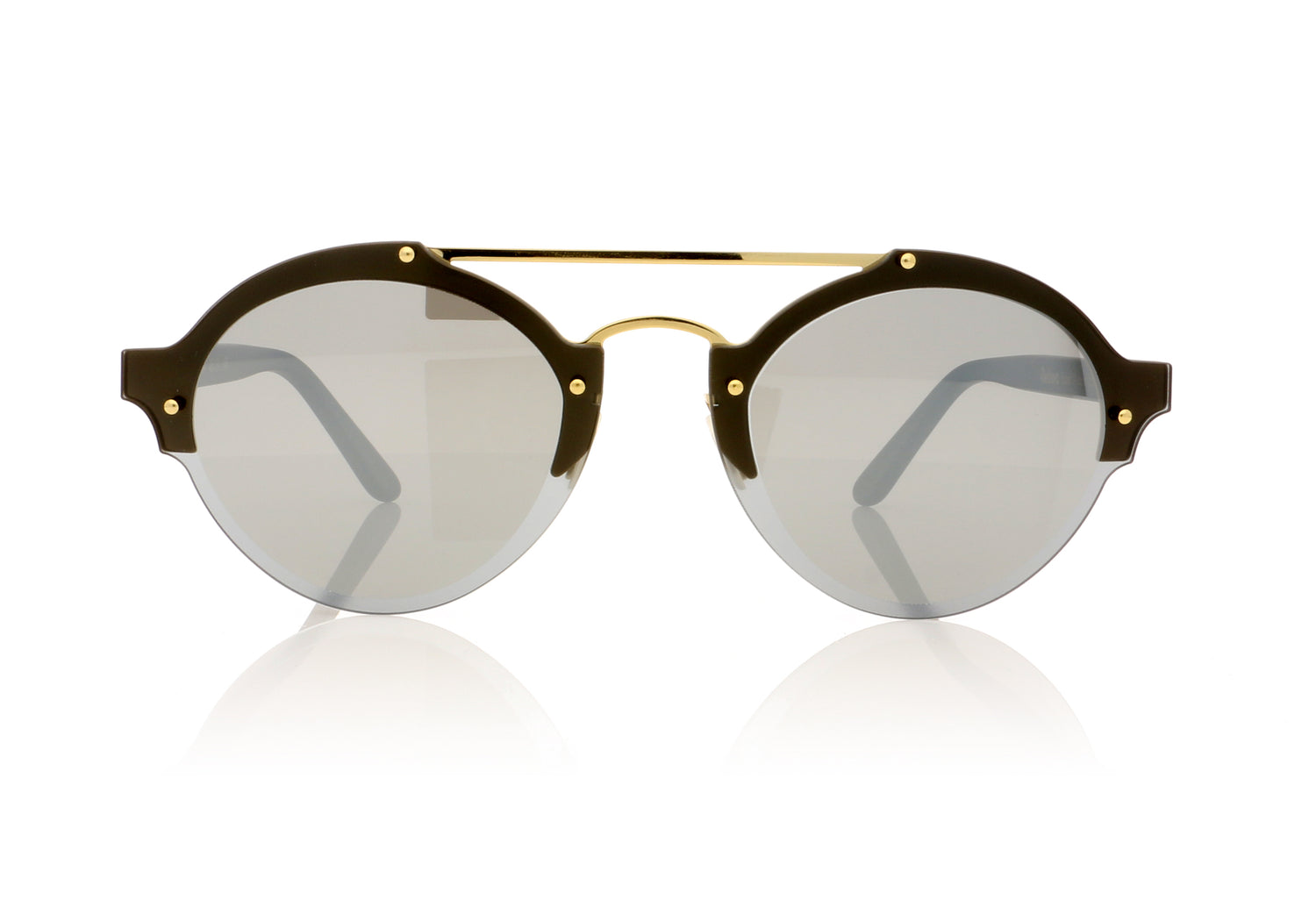 Illesteva Malpensa 4 4 Matte Black Sunglasses - Front