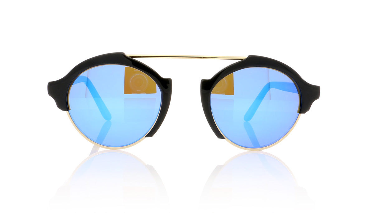 Illesteva Milan C01 Black Sunglasses - Front