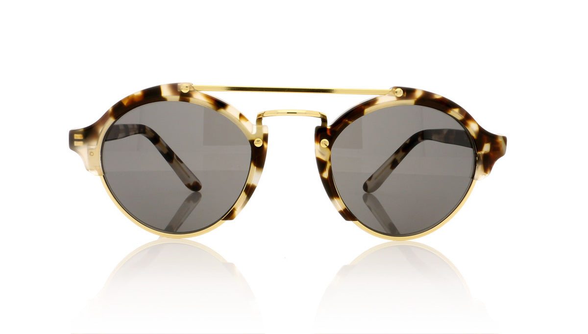 Illesteva Milan 1 16 White Tortoise Sunglasses - Front