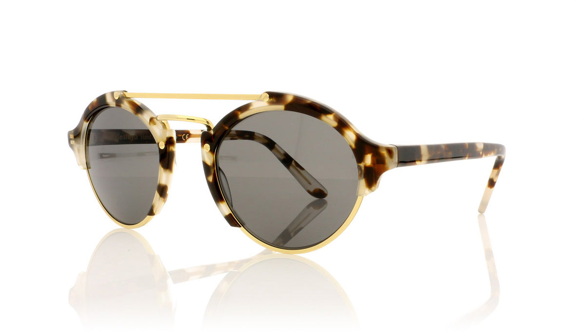 Illesteva Milan 1 16 White Tortoise Sunglasses - Angle