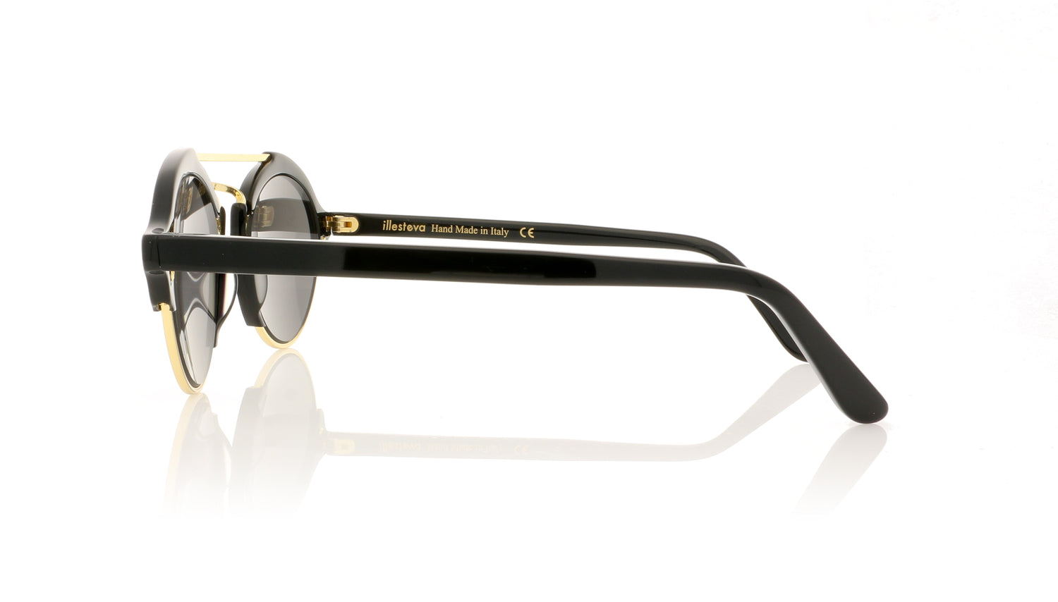 Illesteva Milan 1 C18 Balck Sunglasses - Side