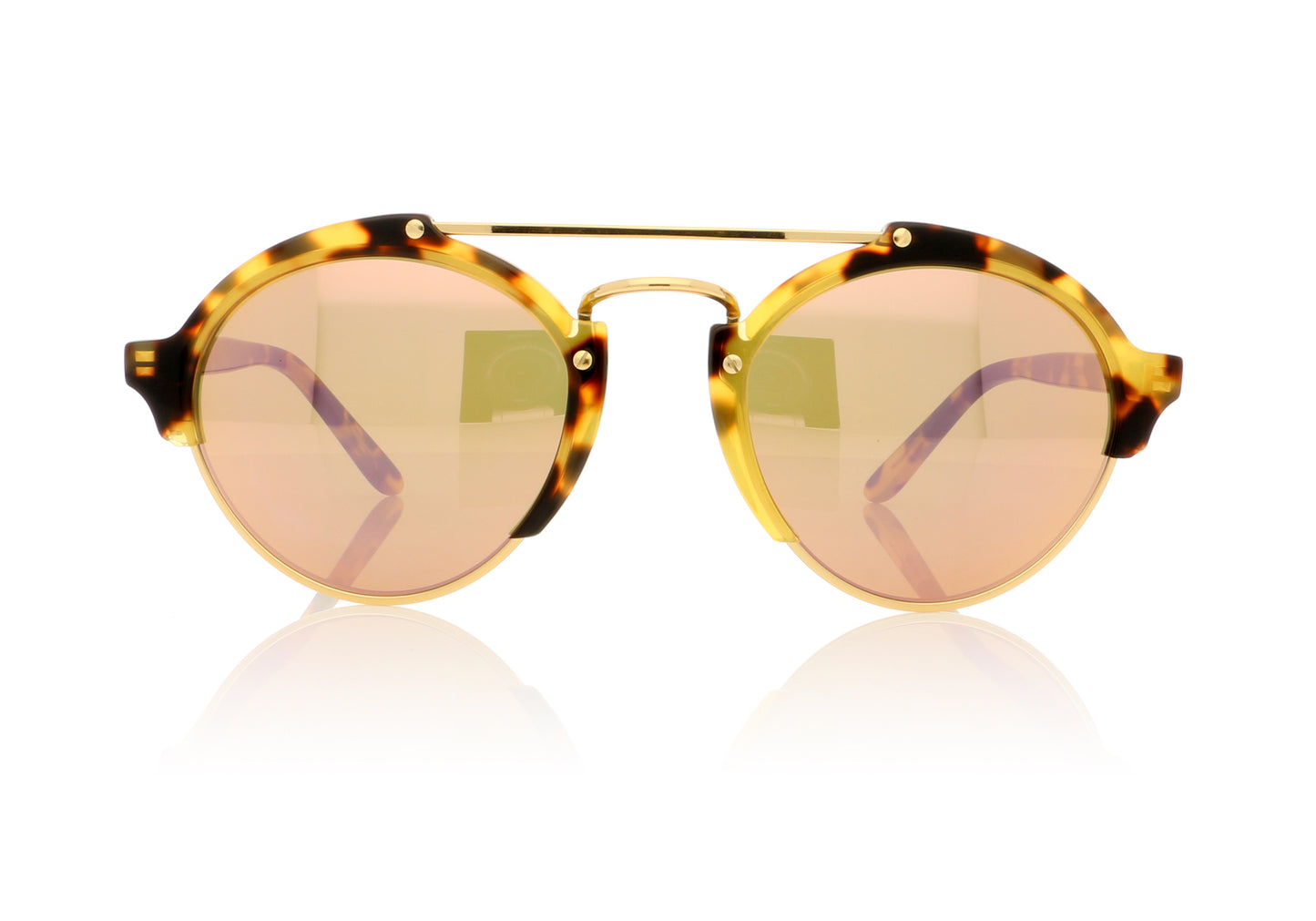 Illesteva Milan2 26 Tortoise Sunglasses - Front