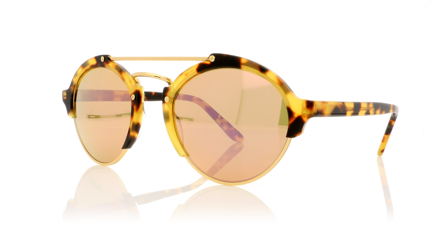 Illesteva Milan2 26 Tortoise Sunglasses - Angle