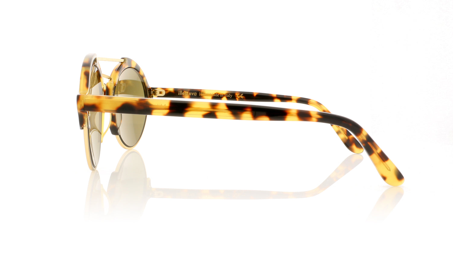 Illesteva Milan2 26 Tortoise Sunglasses - Side