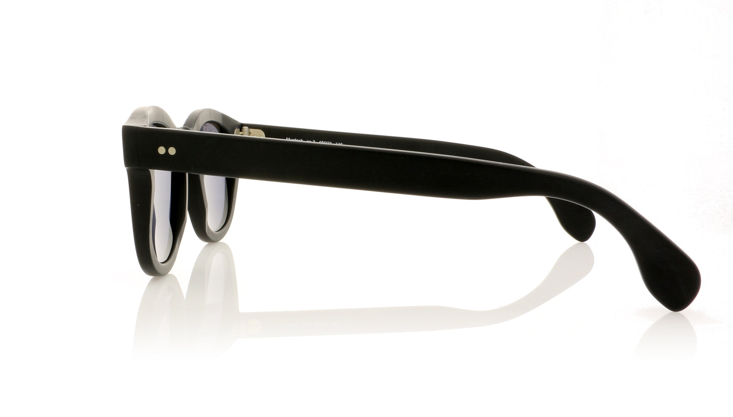 Illesteva Murdoch 3 Matte Black Sunglasses - Side