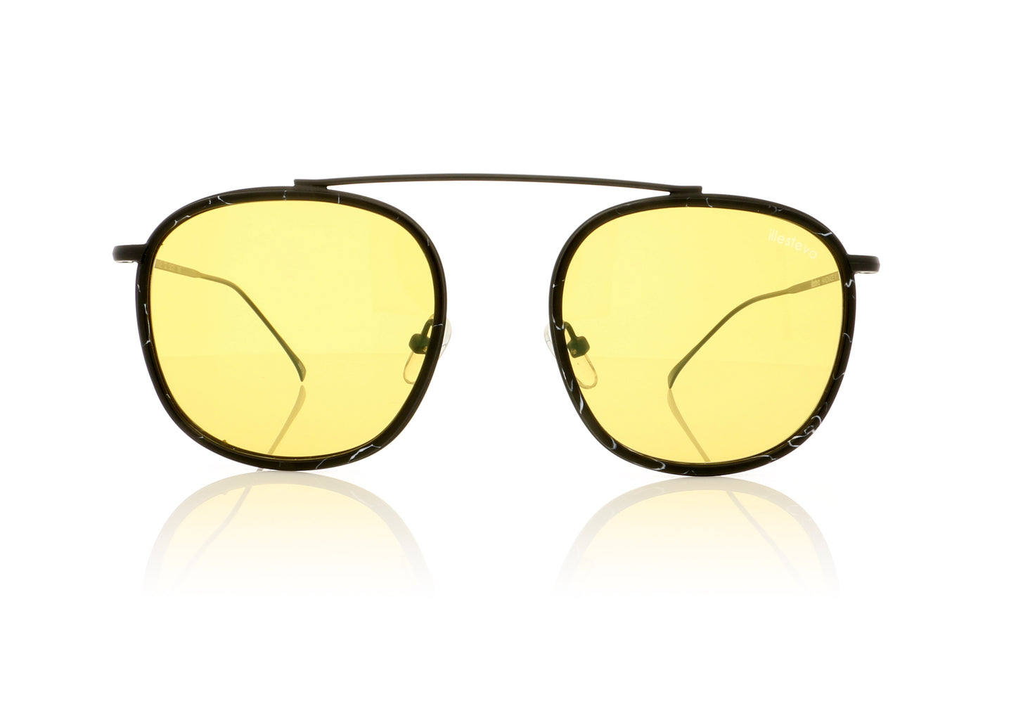 Illesteva Mykonos Ace C2 Black marble Sunglasses - Front