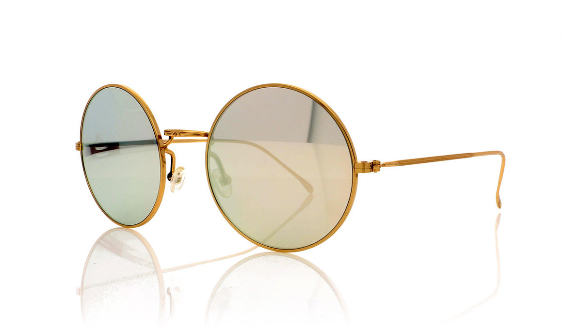 Illesteva Porto Cervo C2 Gold Sunglasses - Angle