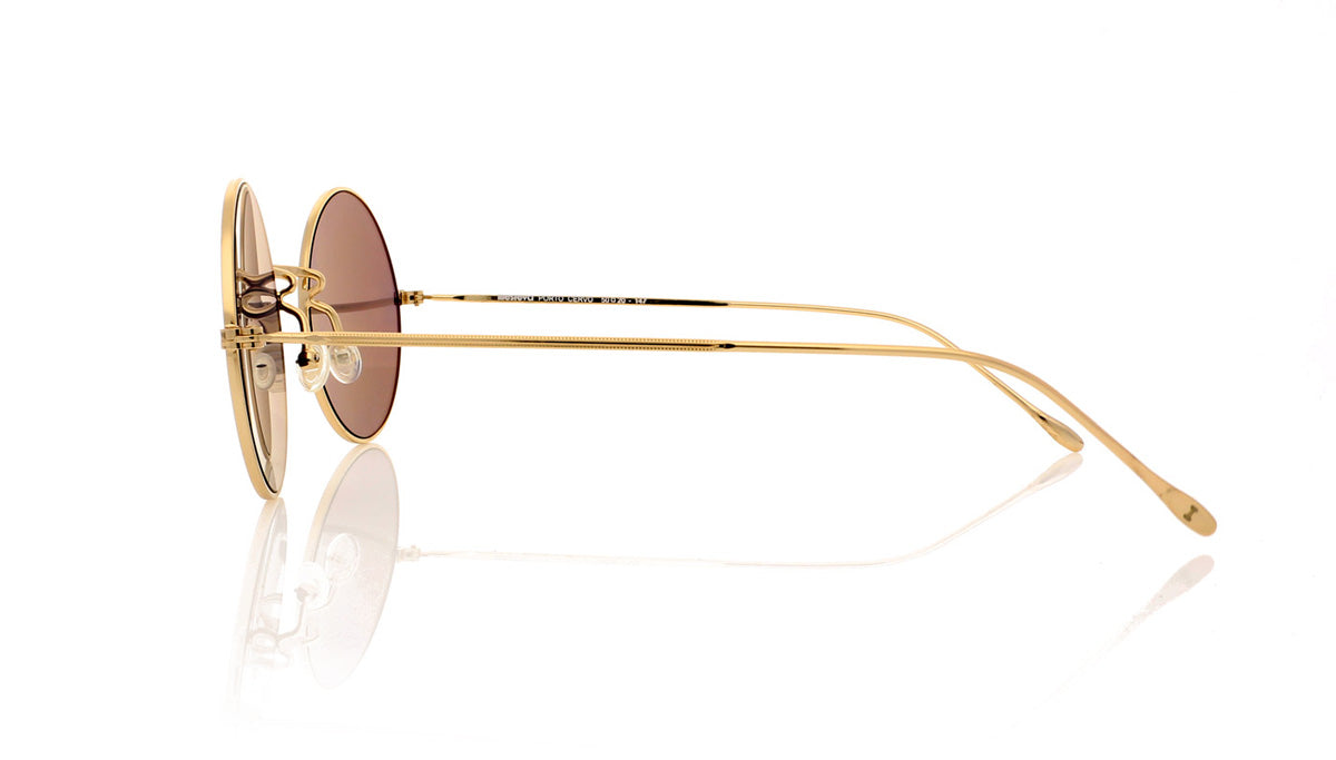 Illesteva Porto Cervo C2 Gold Sunglasses - Side