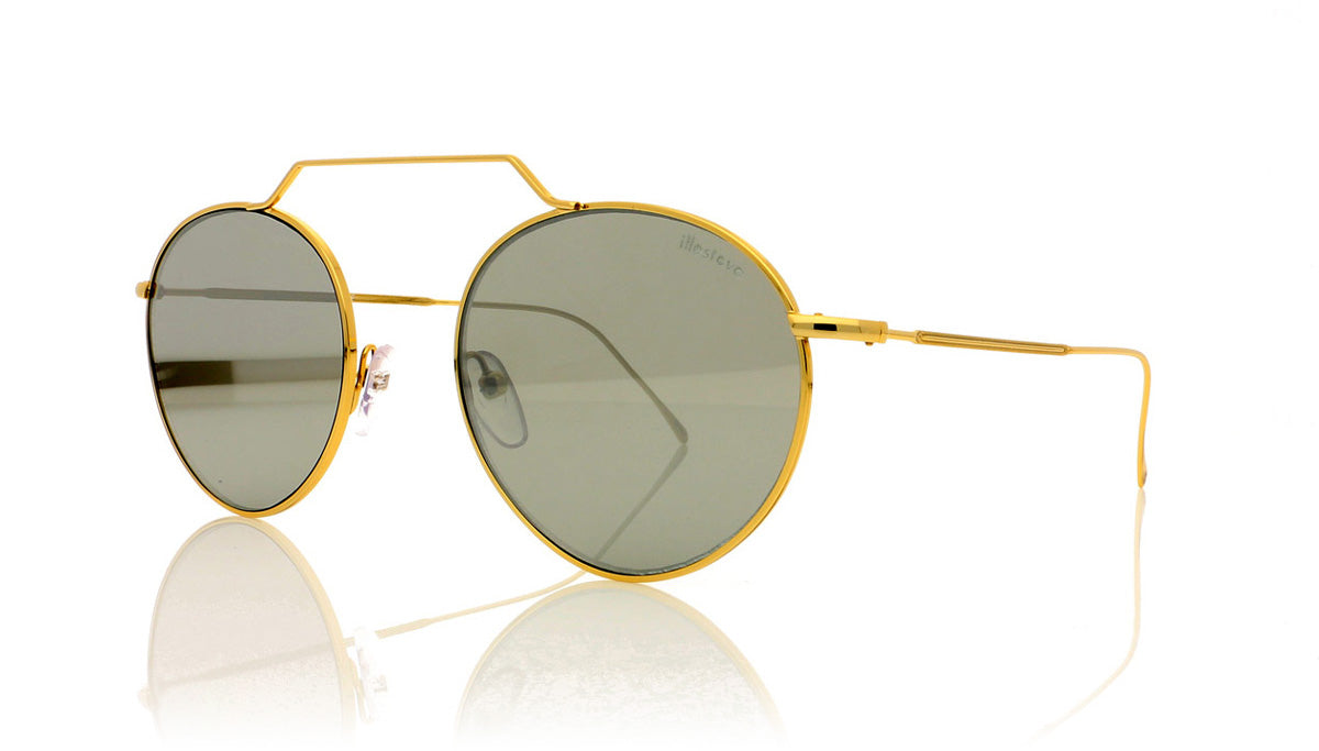 Illesteva Wynwood 2 6 Gold Sunglasses - Angle